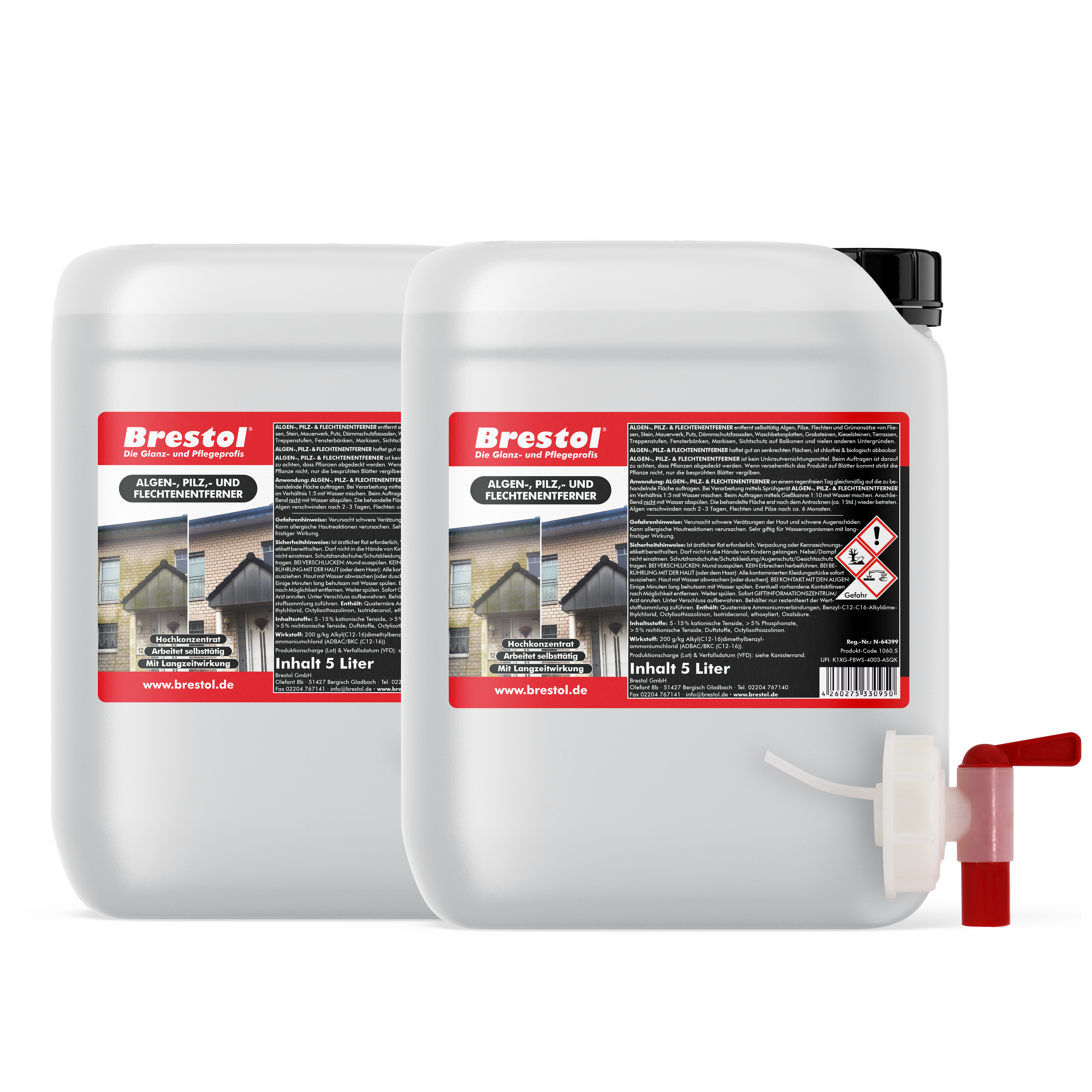algen flechtenentferner 10liter