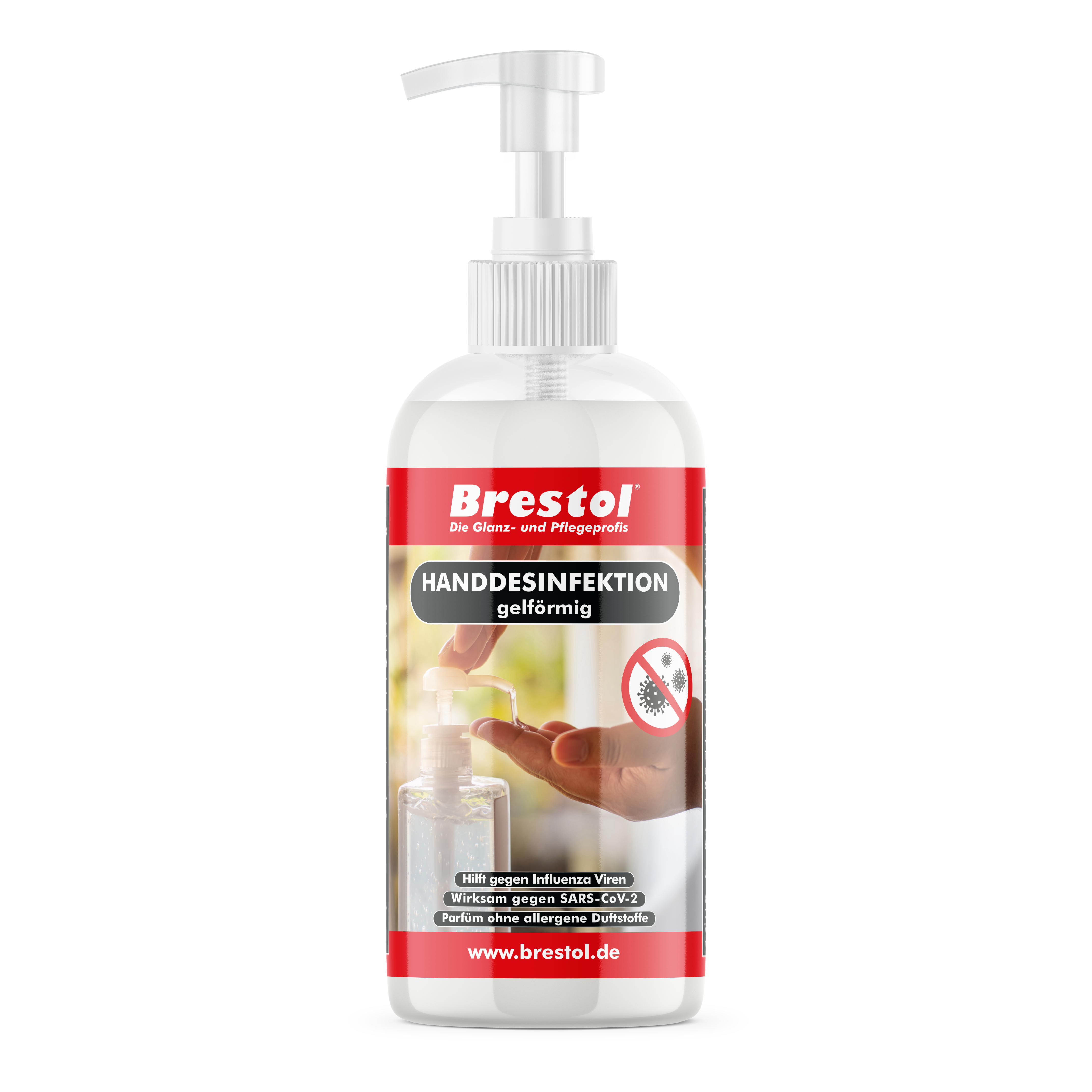 handdesinfektion gel 500ml neuer dispenser neu kopf link
