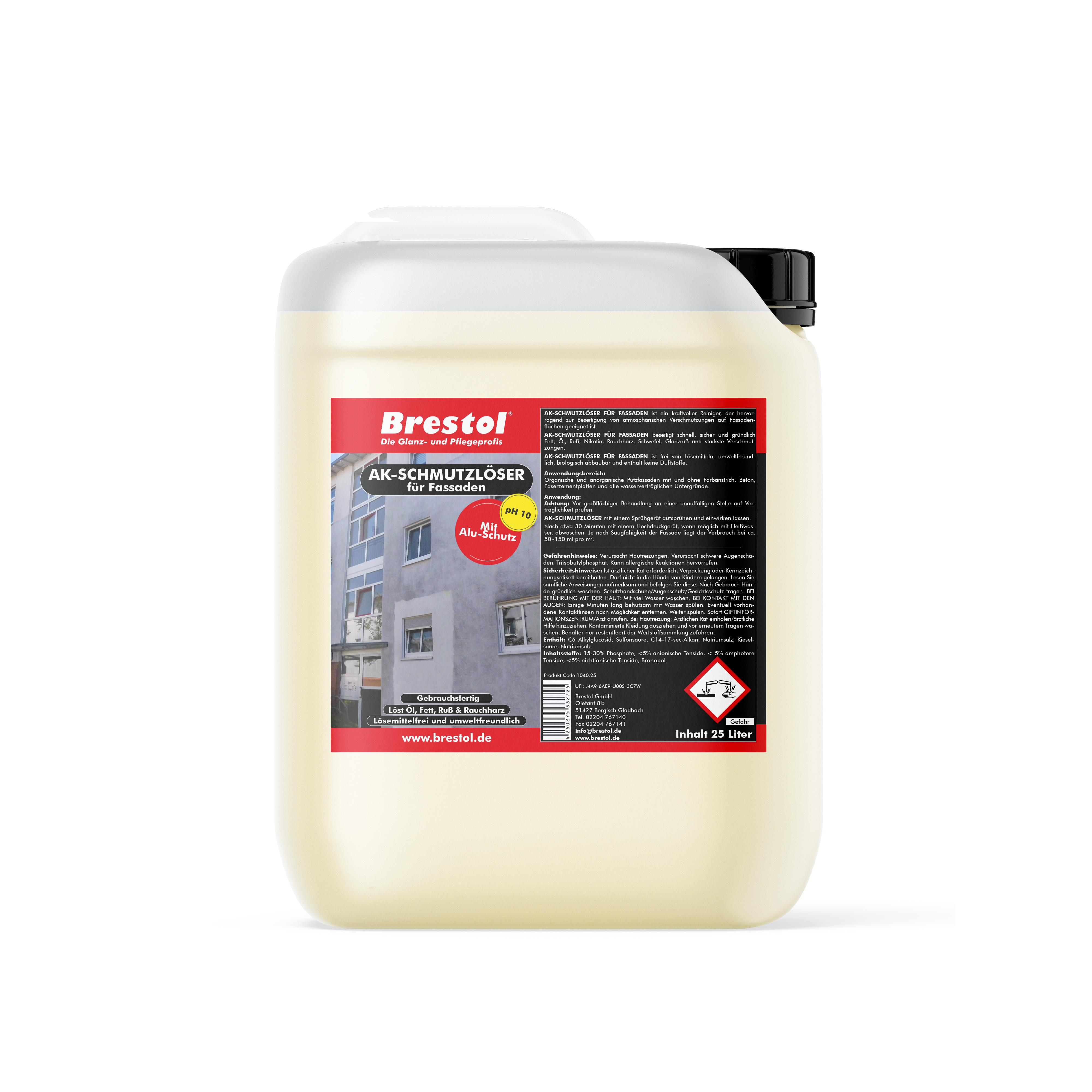 Ak-schmutzloeser fuer fassaden 25liter
