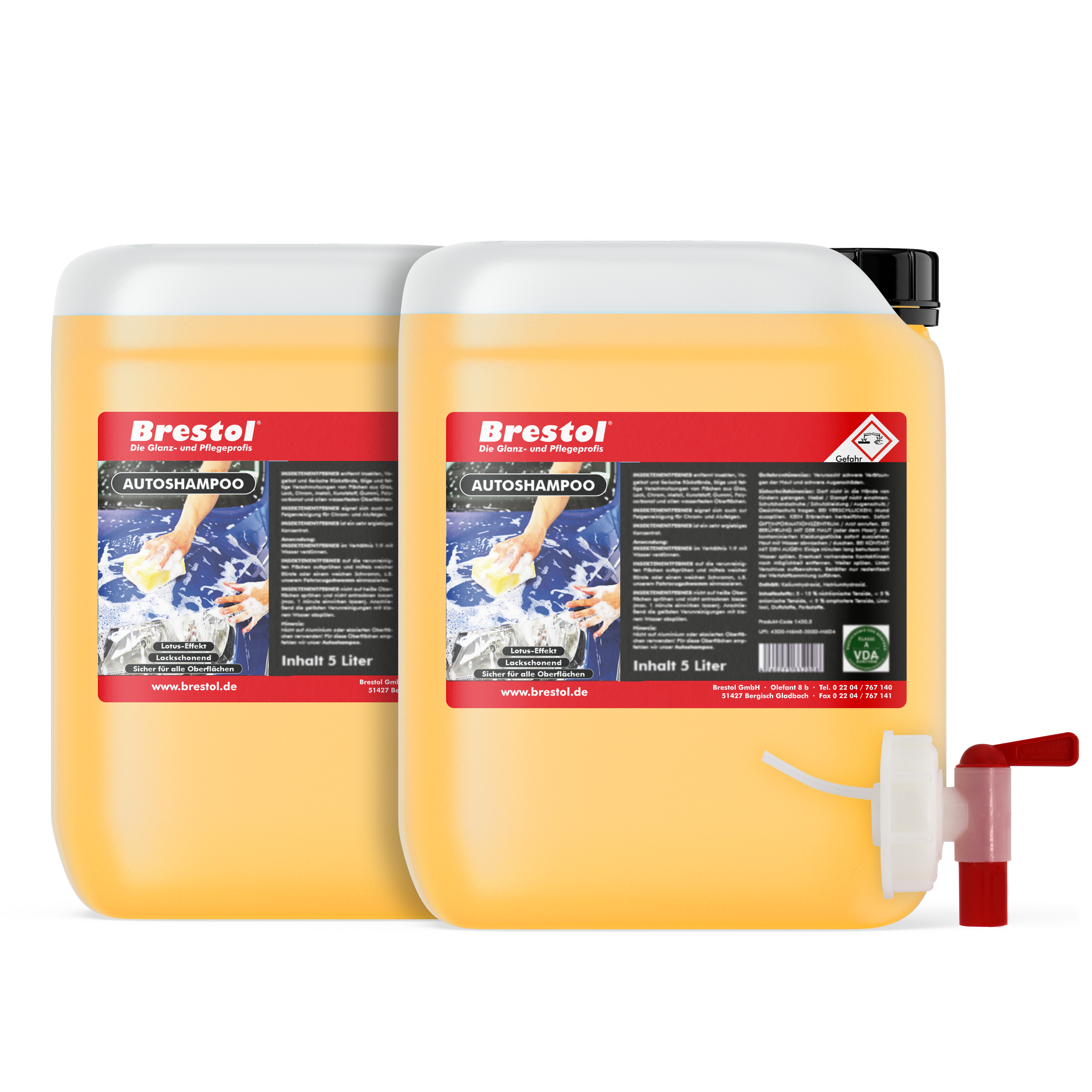 Autoshampoo Handwaesche 10 Liter Brestol