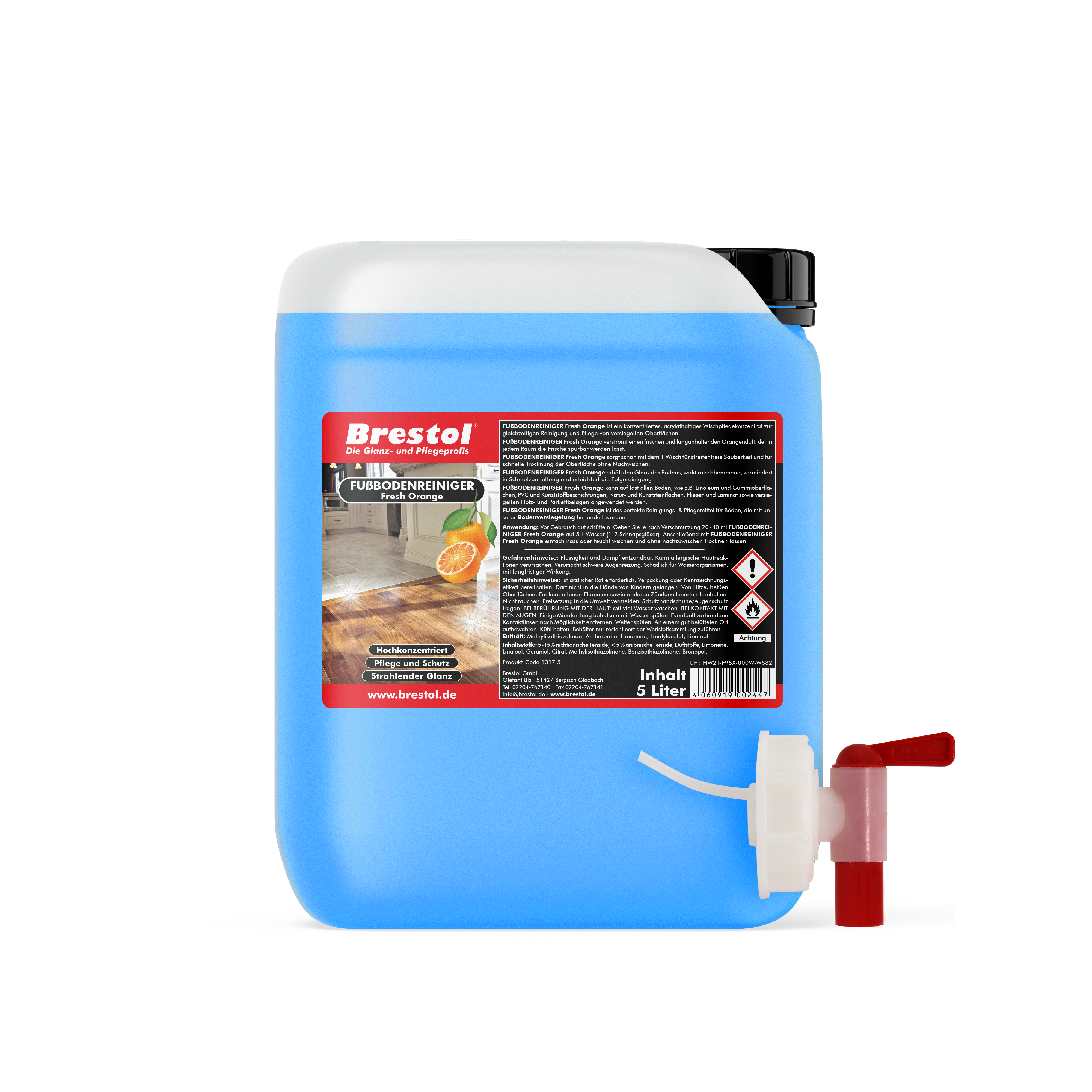 bodenreiniger orangenfrische 5 liter