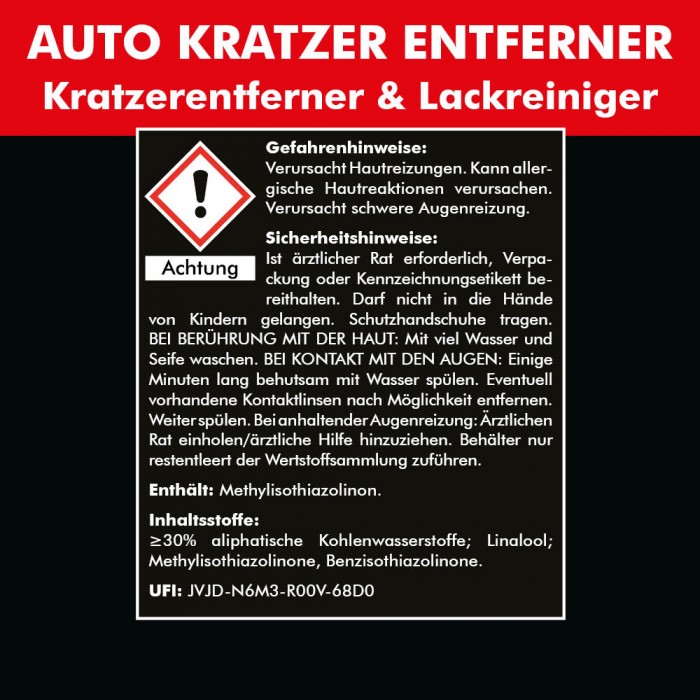 Brestol - AUTO KRATZER ENTFERNER SET2 - 4x 500 ml + Zubehör