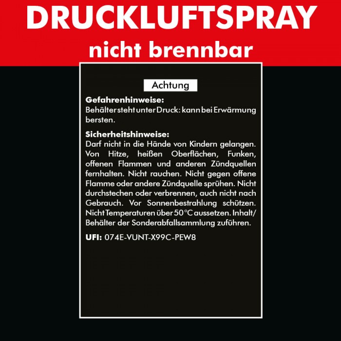 Schumacher-Arbeitsschutz - SOTIN Druckluftspray D980 - unbrennbar