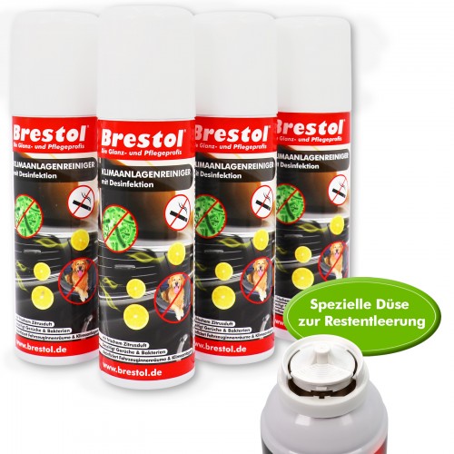 Klimaanlage Desinfektion 4x 200 ml | BRESTOL