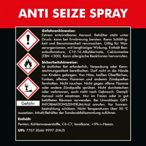 ANTI SEIZE Spray 4x 400 ml
