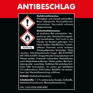 ANTIBESCHLAGSPRAY 4x 300 ml - AntiFog-Spray