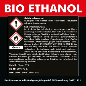 BIO ETHANOL 4x 1000 ml