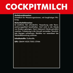 COCKPITMILCH 4x 1000 ml + Polierschwamm + Mikrofasertuch