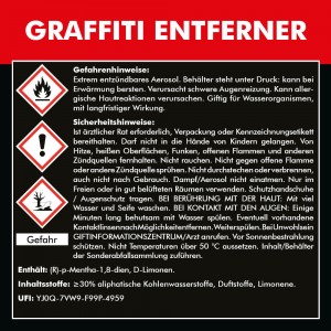 GRAFFITI ENTFERNER Spray 400 ml SET1