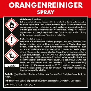 ORANGENREINIGER Spray 12x 400 ml