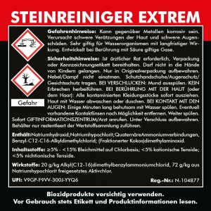 STEINREINIGER EXTREM 4x 1000 ml