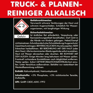 TRUCK- & PLANENREINIGER ALKALISCH 5 Liter